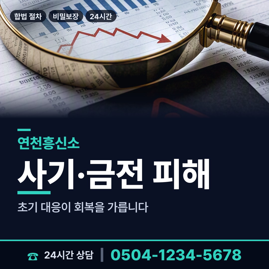 연천 중면 로맨스스캠 상담 안내